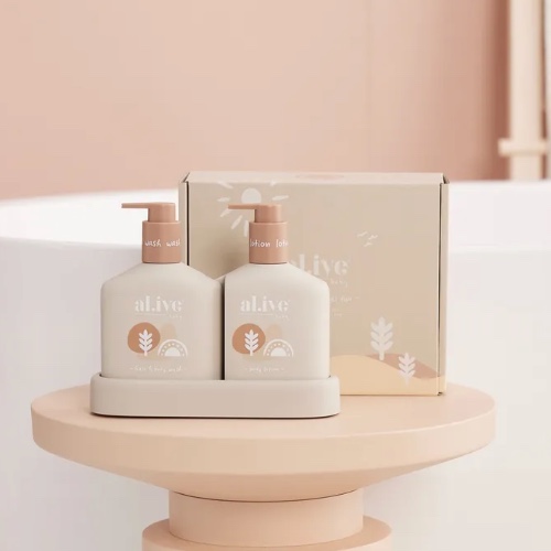 Alive Body Wash and Lotion